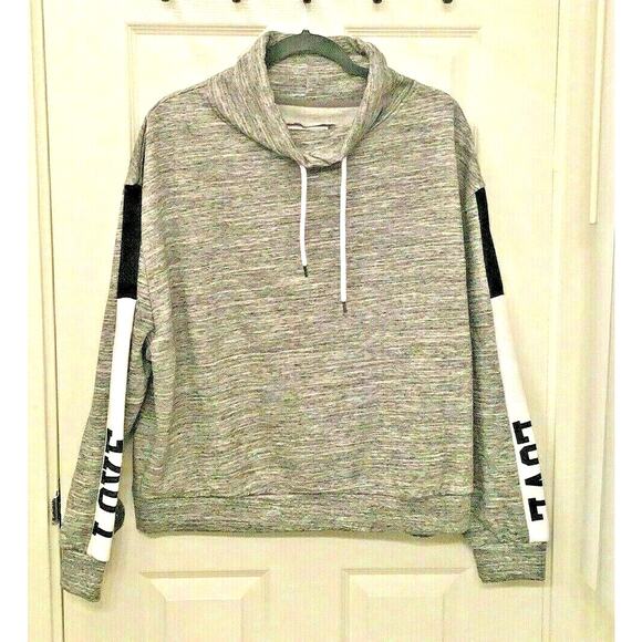 Reflex Womens Turtleneck Drawstrings Fleece Lining LOVE - Picture 3 of 5